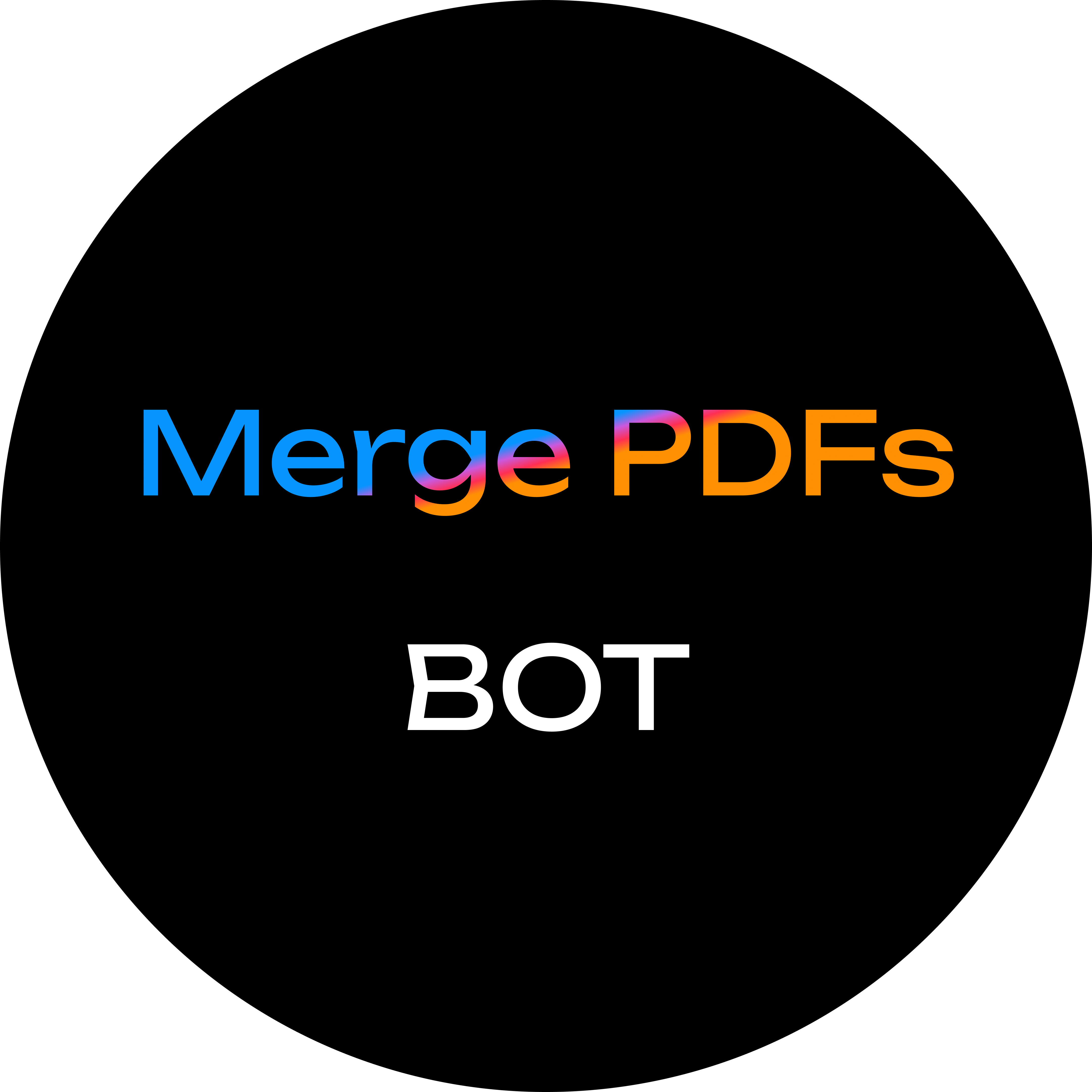 Merge multiple pdf files Telegram bot